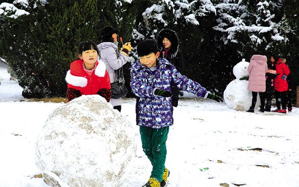 【图文视频】2017三门峡的第一场雪