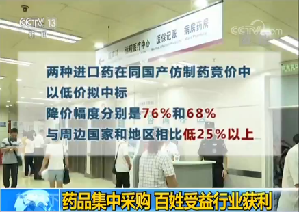 国家医保局:药品集中采购 百姓受益行业获利